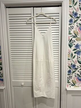 Zara Cream Spaghetti-Strap dress